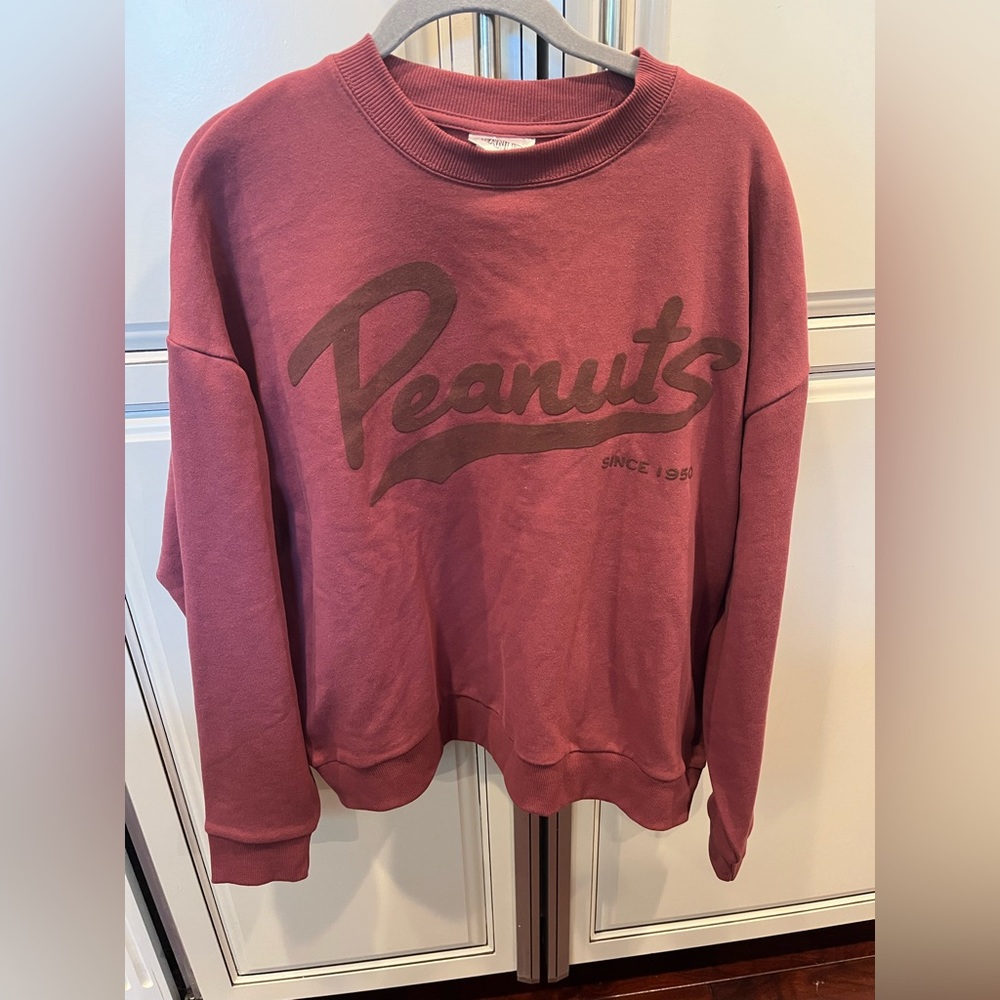 Peanuts Snoopy Women's Crew Neck Sweater Sweatshirt Pullover